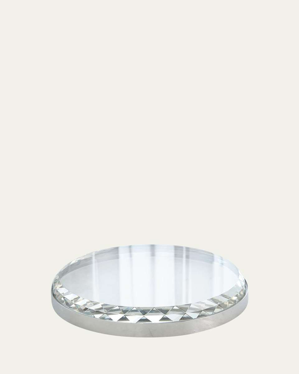 Banded Crystal Tray